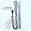 Knotted Original Karungali japa mala 8 mm ( Black thread ) 2