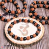 Panchamuki Rudraksha + karungali 8 mm beed bracelet 1