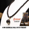 4 mm karungali mala with pendant whats app