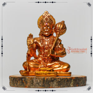 Blessing Hanuman Resin Idol