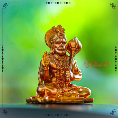Blessing Hanuman Resin Idol