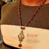 Gold Plated Trishool Rudraksha Necklace 4